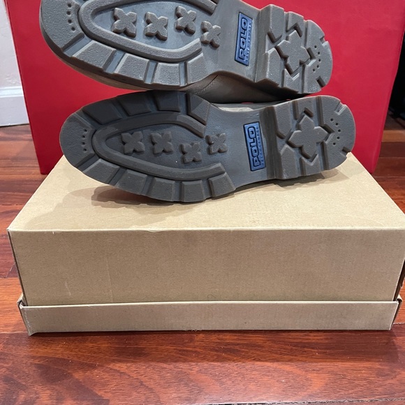 Men’s never worn FOTB tan suede Ralph Lauren POLO ankle boot (size 9.5) - Picture 4 of 5